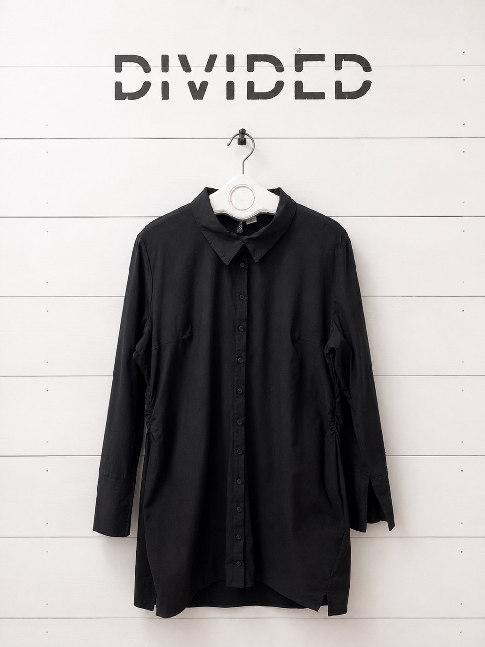 DIVIDED by H&M – Robe chemise noire – Taille XXL